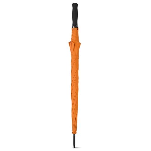 Umbrela de 27 inch cu deschidere automata, maner drept, 190T poliester, Everestus, UA52, portocaliu