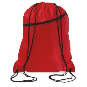   Saculet larg, inchidere cu snur, poliester 190T, Everestus, 8IA19054, rosu