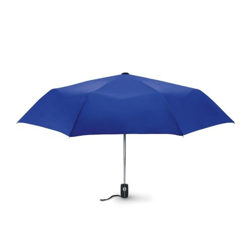 Umbrela automata de 21 inch, poliester, Everestus, UA17, albastru royal, saculet de calatorie inclus