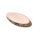 Tocator oval scoarta de copac 27x13x2 cm, Everestus, TB05, lemn, maro, saculet de calatorie inclus