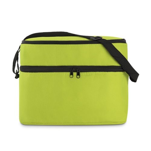 Geanta termoizolanta 2 compartimente, 600D poliester, Everestus, GT9, verde lime