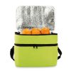 Geanta termoizolanta 2 compartimente, 600D poliester, Everestus, GT9, verde lime