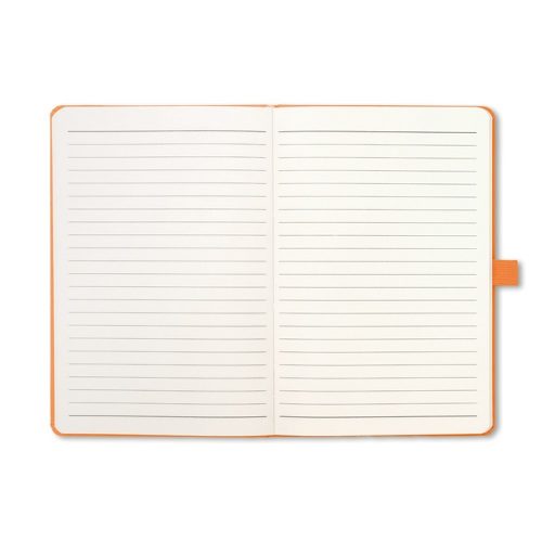 Agenda A5 cu pagini dictando, Everestus, AG36, hartie, portocaliu