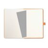 Agenda A5 cu pagini dictando, Everestus, AG36, hartie, portocaliu