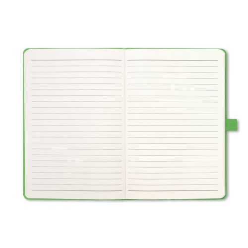 Agenda A5 cu pagini dictando, Everestus, AG35, hartie, verde
