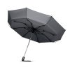 Umbrela 23 inch pliabila reversibila, cu deschidere si inchidere automata, poliester 190T, Everestus, UP20, gri