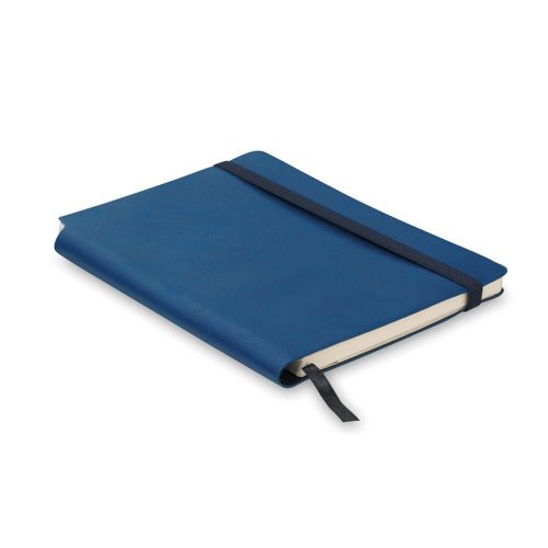 Agenda A5 cu pagini dictando, coperta moale, Everestus, AG06, materiale multiple, albastru, lupa de citit inclusa