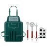 Set Barbeque, 5 piese, 74x50x2 cm, Poliester 600D, Everestus, UG5, verde