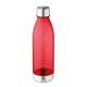 Sticla apa 700 ml, capac si baza din otel inoxidabil, Everestus, AN06, tritan, transparent, rosu, saculet de calatorie inclus