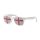 Ochelari de soare cu steagul Angliei pe lentila, Everestus, OSSG054, policarbonat, alb, laveta inclusa