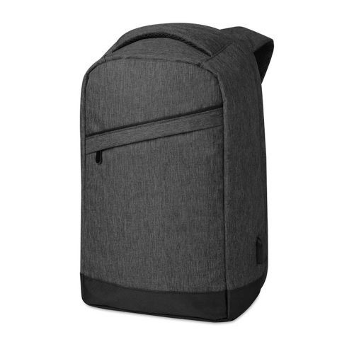 Rucsac cu bretele buretate, compartiment Laptop 13 inch, poliester, Everestus, RU40, negru, saculet si eticheta bagaj incluse