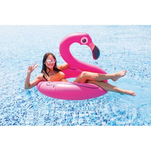 Colac gonflabil Flamingo, Everestus, 20IAN1699, Fuchsia, Plastic