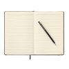 Set agenda A5 cu pagini dictando, Everestus, ST01, hartie, negru