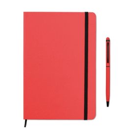   Set agenda A5 cu pagini dictando, Everestus, ST05, hartie, rosu