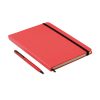 Set agenda A5 cu pagini dictando, Everestus, ST05, hartie, rosu