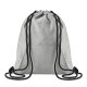 Saculet cu cordon si buzunar frontal, Everestus, SA04, tesatura lana, gri