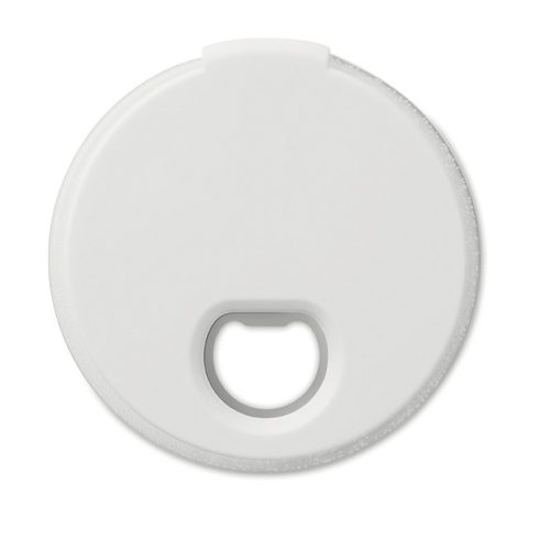 Suport pahare cu lumina si desfacator, Everestus, SPI02, abs, metal, alb