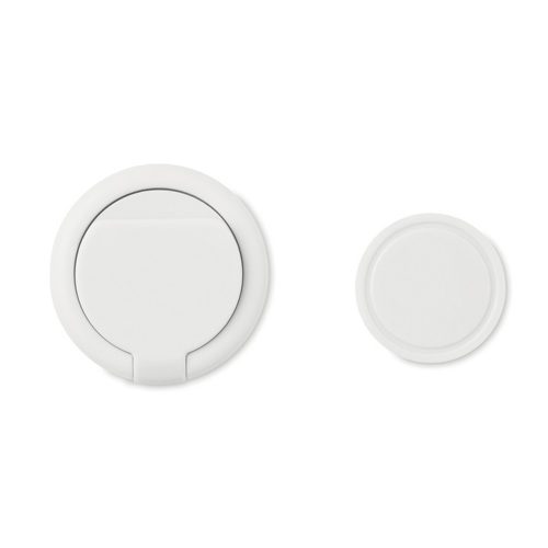 Suport telefon rotund tip inel, Everestus, STT043, abs, alb