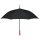 Umbrela 23 inch cu maner din lemn, deschidere automata, tesatura 190T, metal, Everestus, UA39, negru