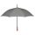 Umbrela 23 inch cu maner din lemn, deschidere automata, tesatura 190T rpet, metal, Everestus, UA41, gri