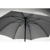 Umbrela 23 inch cu maner din lemn, deschidere automata, tesatura 190T rpet, metal, Everestus, UA41, gri