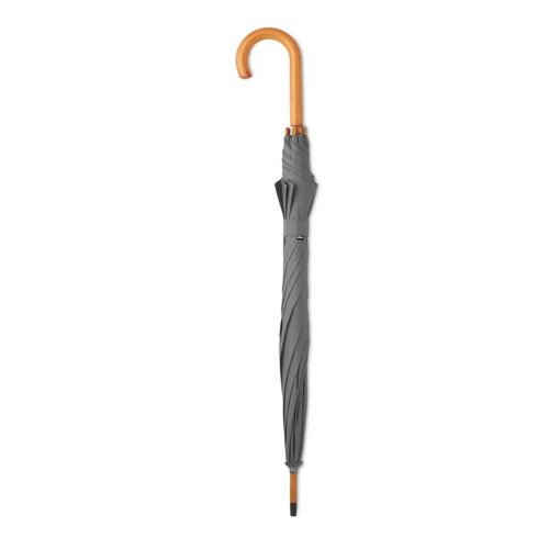 Umbrela de 23 inch, deschidere automata, rpet, 190T poliester, Everestus, UA45, gri