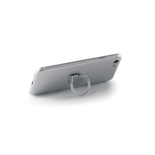 Suport de telefon tip inel, Everestus, JU082, aliaj de zinc, negru