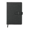 Agenda A5, 80 pagini, dictando, coperta cu aspect de jeans, Everestus, 9IA19265, Hartie, Negru