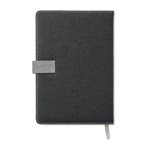 Agenda A5, 80 pagini, dictando, coperta cu aspect de jeans, Everestus, 9IA19267, Hartie, Gri