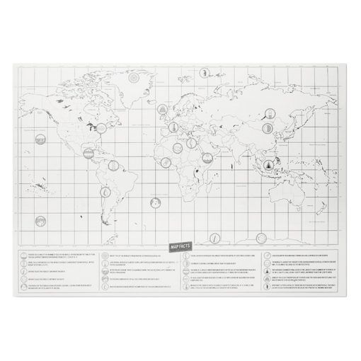 Harta Lumii razuibila, Everestus, 9IA19169, Hartie, Bej, lupa de citit inclusa