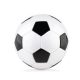Minge mica de fotbal, diametru 15 cm, Everestus, 20IAN216, PVC, Alb, Negru