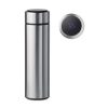 Termos 450 ml, cu termometru led si infuzor de ceai, Everestus, 20IAN517, Otel, Argintiu