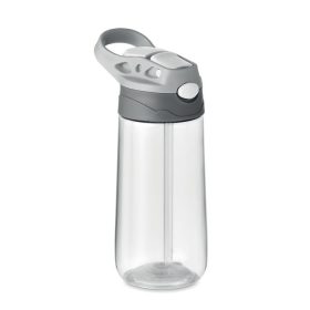   Bidon sport pentru apa, 21MAR1792, 450 ml, 9x18.5 cm, Everestus, Tritan, Silicon, Transparent