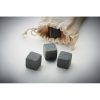 Set cuburi racire, 4 piese, in husa, 8,5x2x11 cm, Everestus, 20SEP0641, Bumbac, Bej