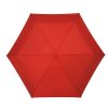 Umbrela mica de buzunar 85 cm, ax cu 5 sectiuni, rosu, Everestus, UB25PT, aluminiu, fibra de sticla, poliester