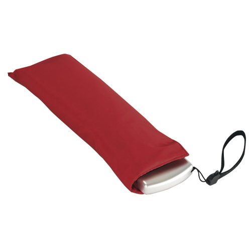 Umbrela mica de buzunar 88 cm, Everestus, 20IAN638, Rosu, Aluminiu, Fibra de Sticla, Poliester