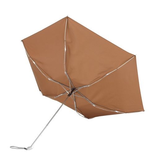 Umbrela mica de buzunar 88 cm, Everestus, 20IAN636, Maro, Aluminiu, Fibra de Sticla, Poliester