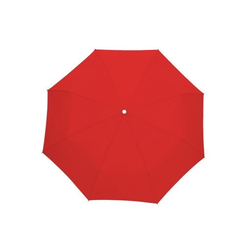 Umbrela de buzunar 98 cm, maner cu agatatoare, rosu, Everestus, UB37TT, aluminiu, fibra de sticla, poliester, saculet inclus