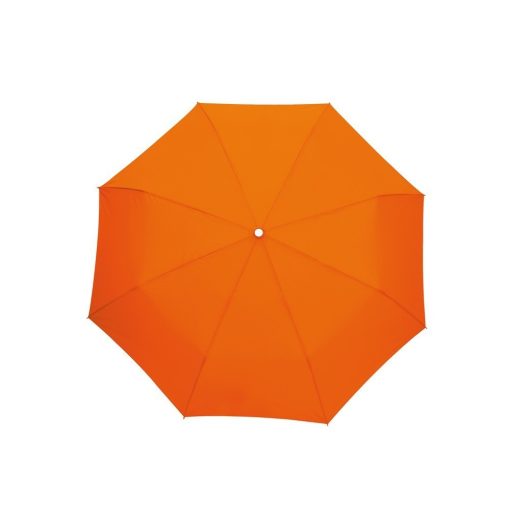 Umbrela buzunar 98 cm, maner cu agatatoare, portocaliu, Everestus, UB36TT, aluminiu, fibra de sticla, poliester, saculet inclus