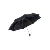 Umbrela de buzunar 98 cm, maner cu agatatoare, negru, Everestus, UB35TT, aluminiu, fibra de sticla, poliester, saculet inclus