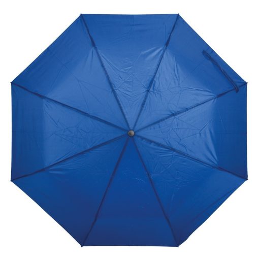 Umbrela pliabila cu deschidere si inchidere automata, Everestus, 21OCT1054, Ø97 cm, Metal, Poliester, Albastru