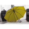 Umbrela 103 cm, maner curbat, automata, Everestus, 20IAN629, Negru, Galben, Metal, Poliester