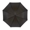 Umbrela 103 cm, maner curbat, automata, Everestus, 20IAN631, Negru, Portocaliu, Metal, Poliester