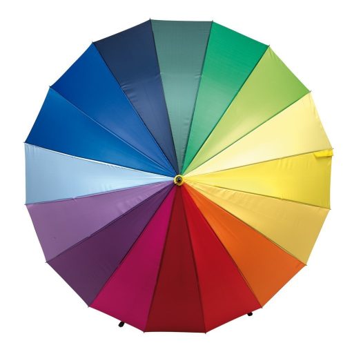 Umbrela Golf 131 cm, 16 segmente, multicolor, Everestus, UG13RY, metal, poliester