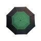Umbrela golf 132 cm, sistem de ventilatie, negru si verde inchis, Everestus, UG11MN, fibra de sticla, nailon