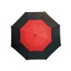 Umbrela golf 132 cm, sistem de ventilatie, negru si rosu, Everestus, UG10MN, fibra de sticla, nailon