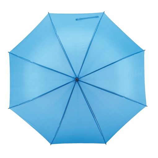 Umbrela golf automata 119 cm, maner curbat, Everestus, 20IAN762, Albastru, Metal, Poliester