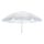 Umbrela de plaja 145 cm, alb, Everestus, UP08SR, metal, poliester, saculet de calatorie inclus