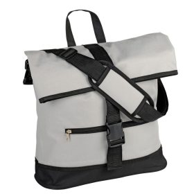   Geanta pentru bicicleta, gri, negru, Everestus, AB03BE, poliester 600D