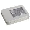 Set 6 forme de prajituri, Everestus, CBE01, otel inoxidabil, argintiu